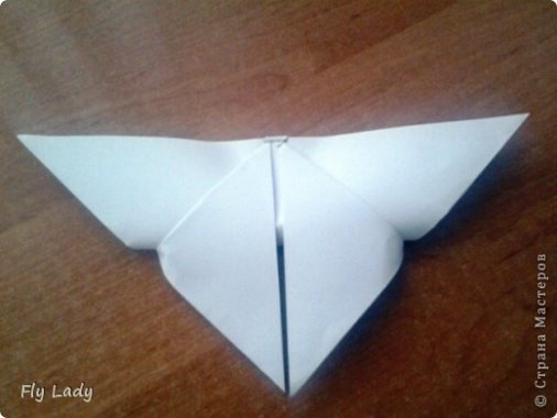 Привет всем*))))

Сегодня мы будем делать прекрасную бабочку по технике оригами которую предумала Акира Йошизава фото 6